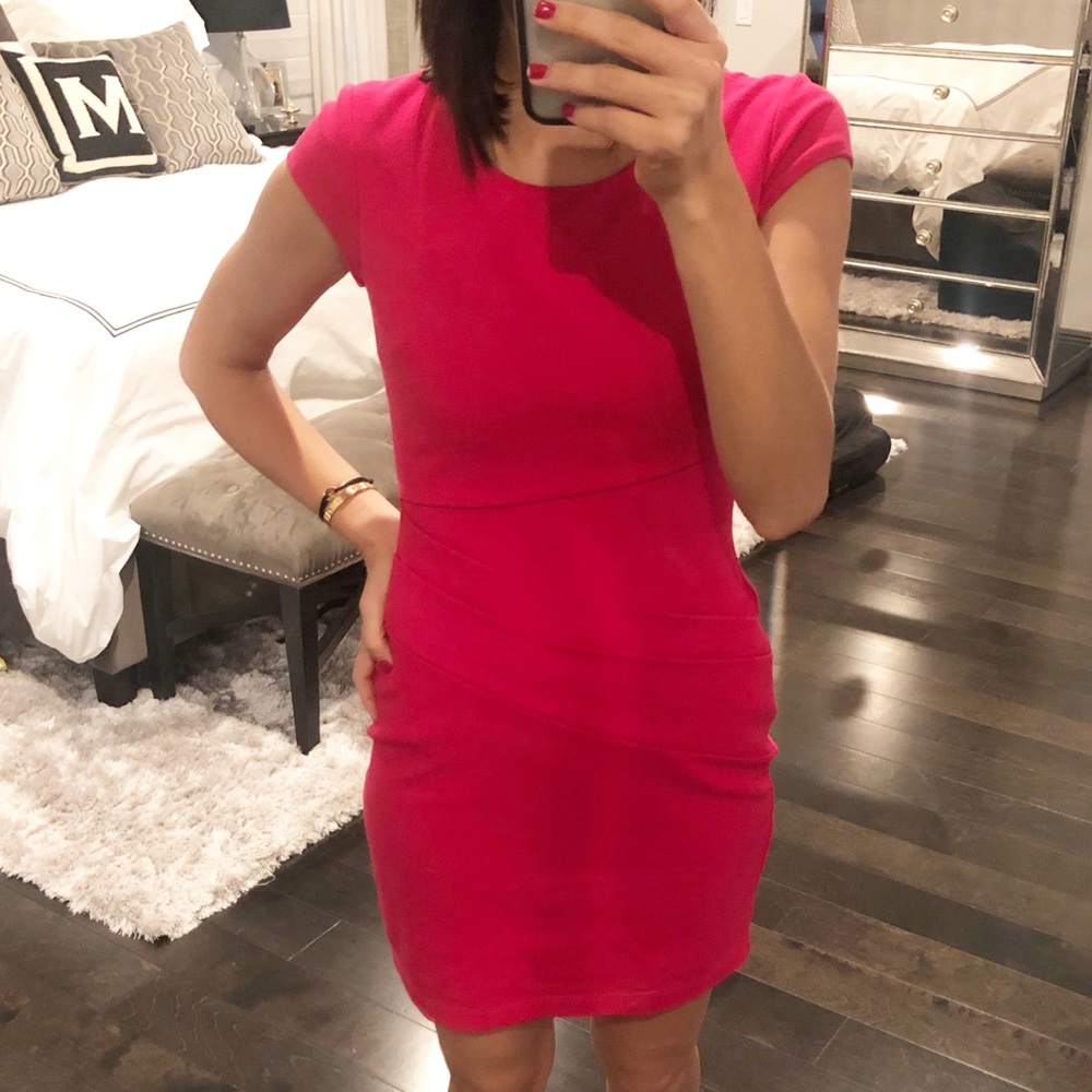 BAILEY 44 Hot Pink Magenta Sheath Bodycon Dress XS